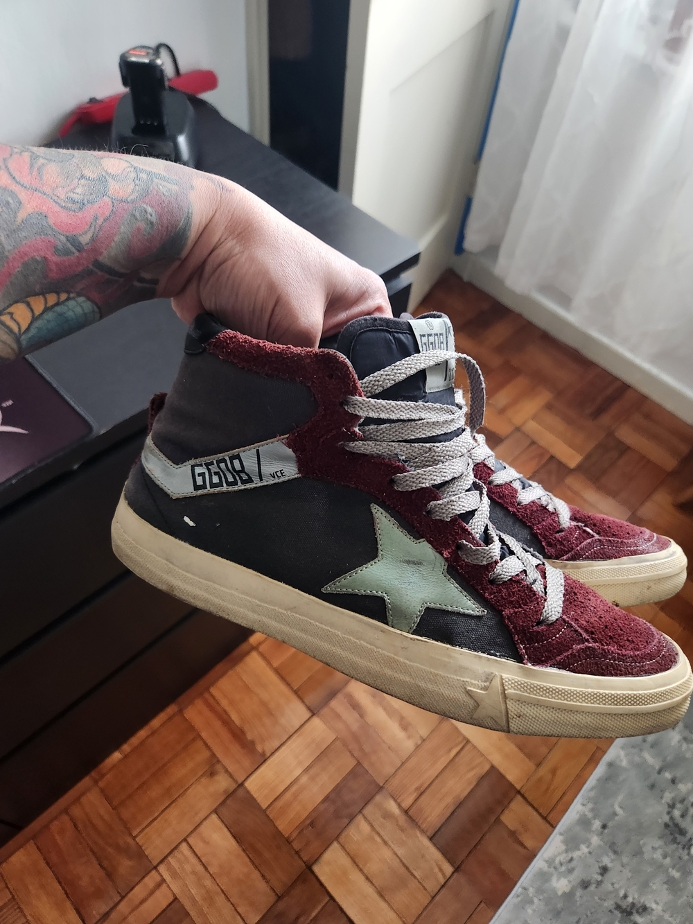 Golden Goose 2.12  Unisex Size 41 High Tops